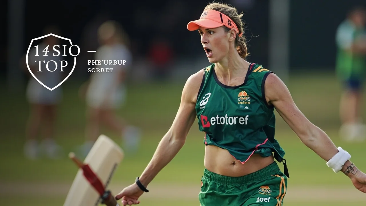 Medium tactical view of the Emirates Old Trafford playing surface during a Hundred Women's evening fixture, with a slip cordon set and the bowler approaching the crease
